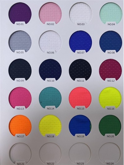 FJ-RC 0205  星點布  幅寬：170CM 克重：160G 吸濕排汗  成分: 91%Polyester 9%Spandex 45度照